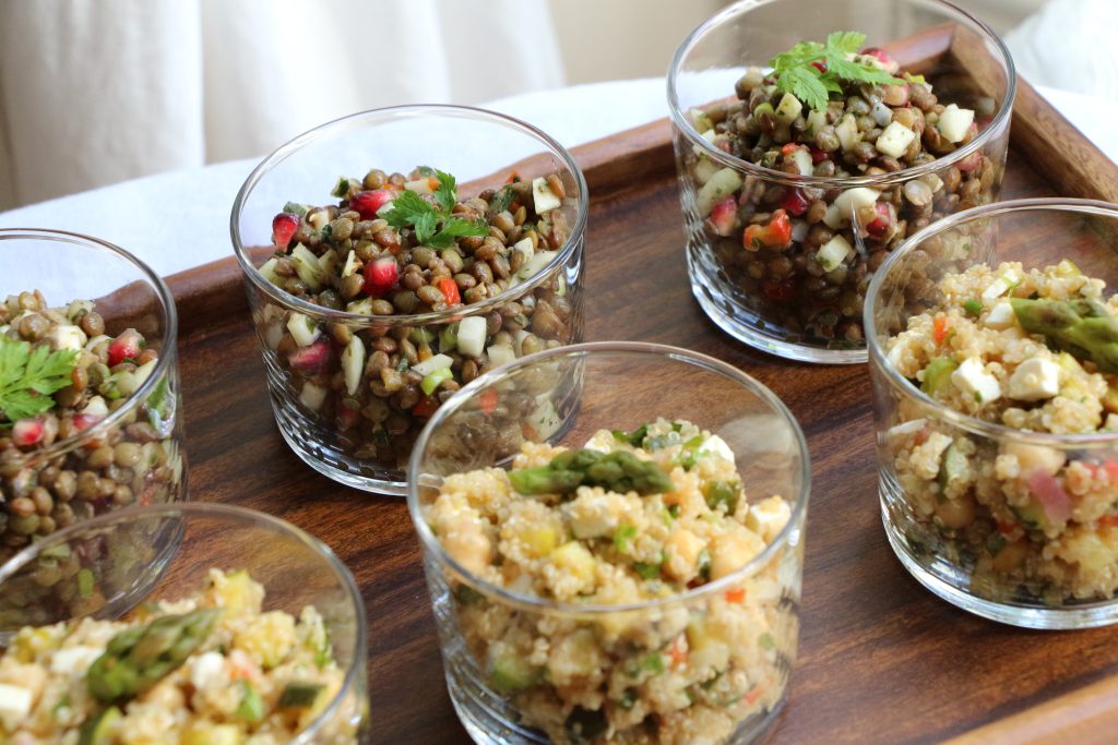 verrines salades